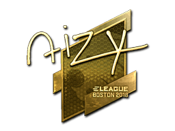 Sticker | aizy (Gold) | Boston 2018