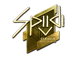 Sticker | Spiidi (Gold) | Boston 2018