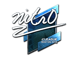 Sticker | nitr0 (Foil) | Boston 2018