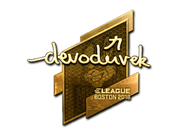 Sticker | devoduvek (Gold) | Boston 2018