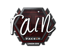 Sticker | rain | London 2018