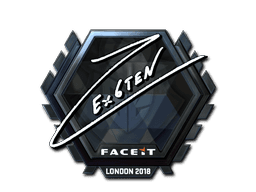 Sticker | Ex6TenZ (Foil) | London 2018