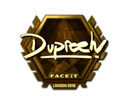 Sticker | dupreeh (Gold) | London 2018