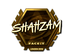 Sticker | ShahZaM (Gold) | London 2018