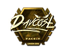Sticker | DavCost (Gold) | London 2018