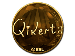 Sticker | qikert (Gold) | Katowice 2019