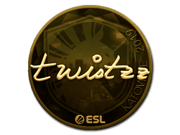 Sticker | Twistzz (Gold) | Katowice 2019