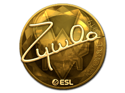 Sticker | ZywOo (Gold) | Katowice 2019