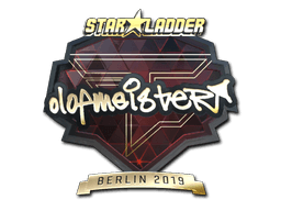 Sticker | olofmeister (Gold) | Berlin 2019