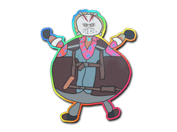 Sticker | Poorly Drawn Bloody Darryl (Holo)