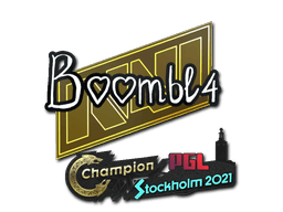 Sticker | Boombl4 | Stockholm 2021