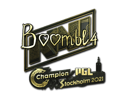 Sticker | Boombl4 (Gold) | Stockholm 2021