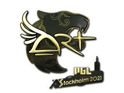 Sticker | arT (Gold) | Stockholm 2021