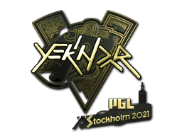 Sticker | YEKINDAR (Gold) | Stockholm 2021