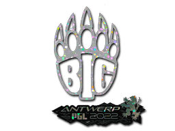 Sticker | BIG (Glitter) | Antwerp 2022