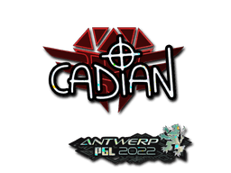 Sticker | cadiaN (Glitter) | Antwerp 2022