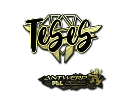 Sticker | TeSeS (Gold) | Antwerp 2022