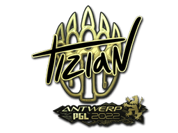 Sticker | tiziaN (Gold) | Antwerp 2022