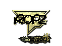 Sticker | ropz (Gold) | Antwerp 2022
