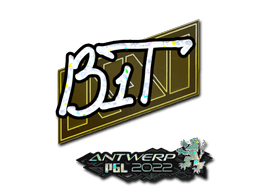 Sticker | b1t (Glitter) | Antwerp 2022