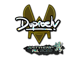 Sticker | dupreeh (Glitter) | Antwerp 2022