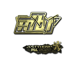 Sticker | exit (Gold) | Antwerp 2022