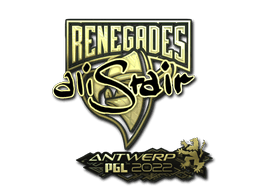 Sticker | aliStair (Gold) | Antwerp 2022