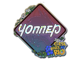 Sticker | chopper (Glitter) | Rio 2022