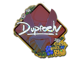 Sticker | dupreeh (Glitter) | Rio 2022