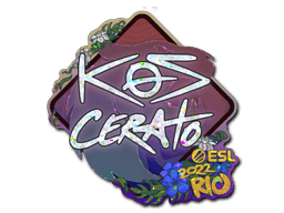 Sticker | KSCERATO (Glitter) | Rio 2022