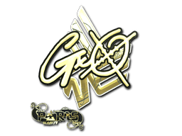 Sticker | gxx- (Gold) | Paris 2023