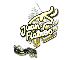 Sticker | juanflatroo (Gold) | Paris 2023