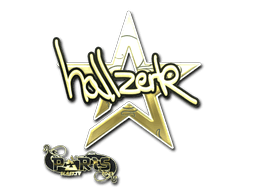 Sticker | hallzerk (Gold) | Paris 2023