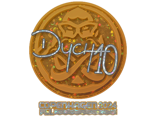 Sticker | Dycha (Glitter) | Copenhagen 2024