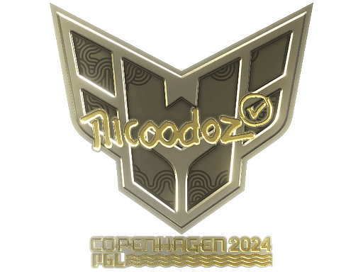 Sticker | nicoodoz (Gold) | Copenhagen 2024