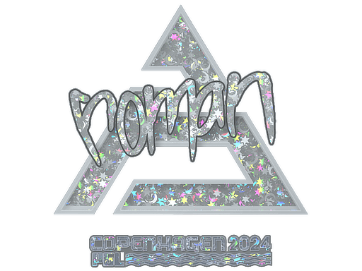 Sticker | roman (Glitter) | Copenhagen 2024