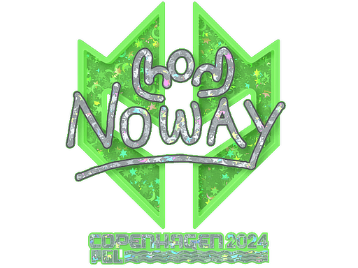 Sticker | noway (Glitter) | Copenhagen 2024