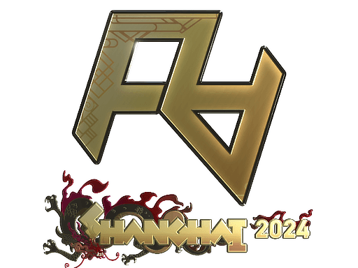 Sticker | Rare Atom (Gold) | Shanghai 2024