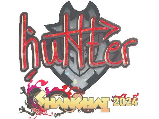 Sticker | huNter- (Glitter) | Shanghai 2024