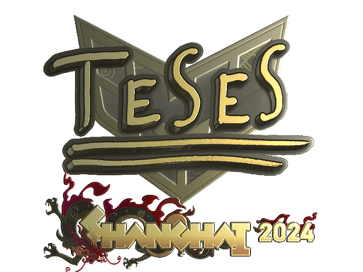 Sticker | TeSeS (Gold) | Shanghai 2024