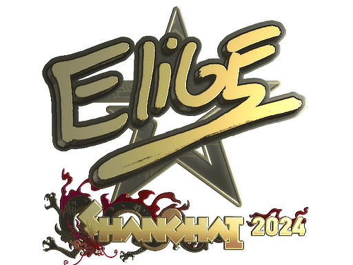 Sticker | EliGE (Gold) | Shanghai 2024