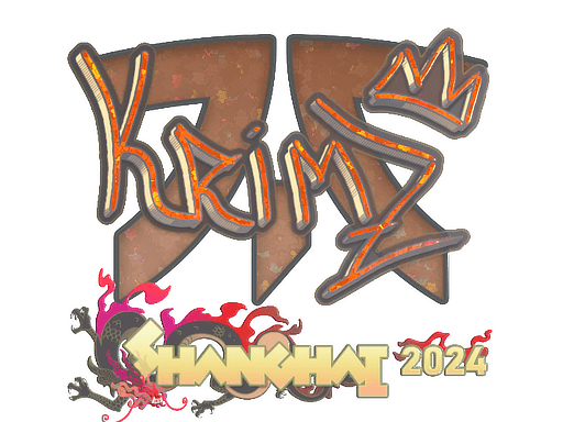 Sticker | KRIMZ (Glitter) | Shanghai 2024