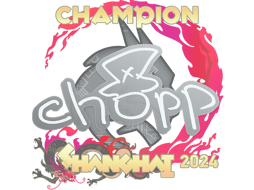Sticker | chopper (Champion) | Shanghai 2024