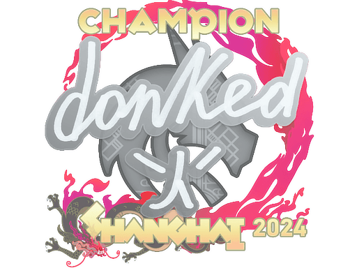 Sticker | donk (Champion) | Shanghai 2024