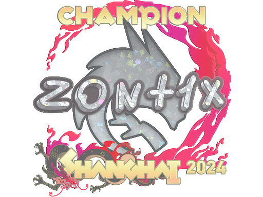 Sticker | zont1x (Glitter, Champion) | Shanghai 2024