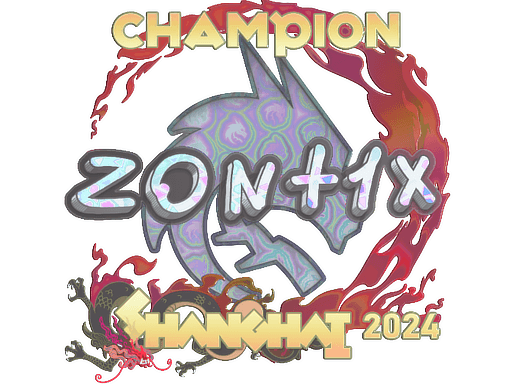 Sticker | zont1x (Holo, Champion) | Shanghai 2024
