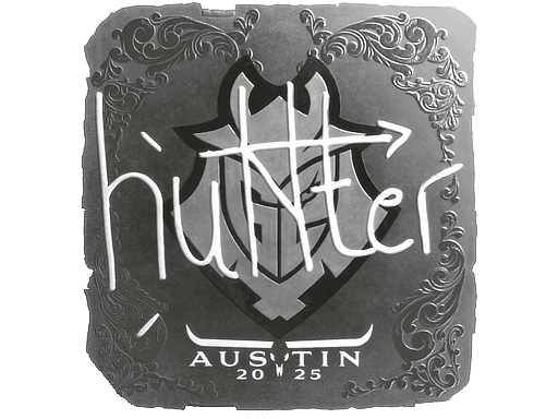 Sticker | huNter- (Foil) | Austin 2025