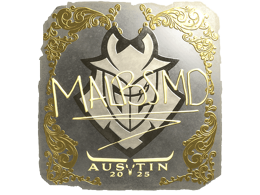 Sticker | malbsMd (Gold) | Austin 2025