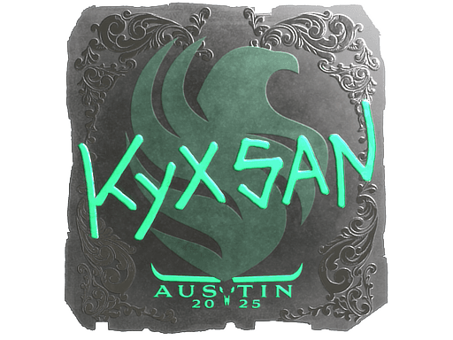 Sticker | kyxsan (Foil) | Austin 2025