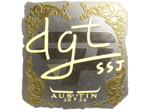 Sticker | dgt (Gold) | Austin 2025